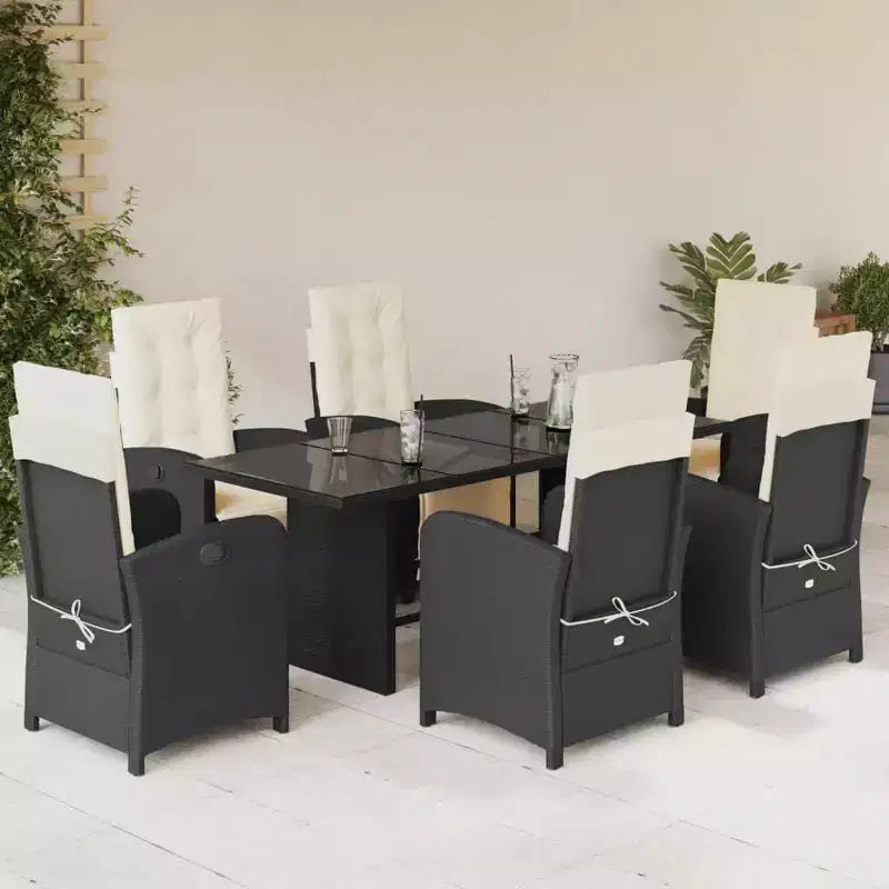 vidaXL Salon de jardin moderne avec coussins