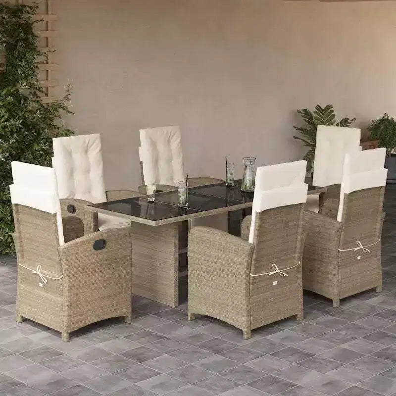 vidaXL Salon de jardin moderne avec coussins
