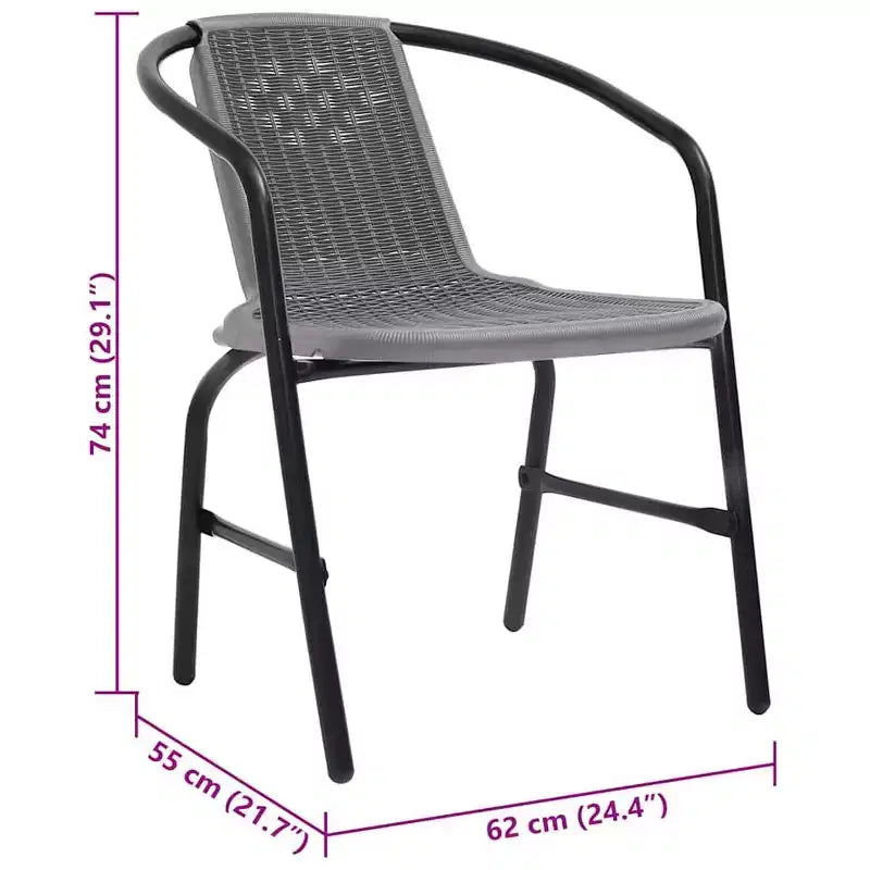 vidaXL Salon de jardin moderne avec coussins