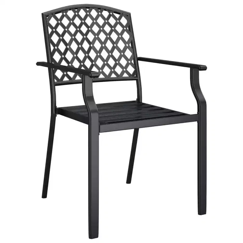 vidaXL Salon de jardin avec cadre en acier, anthracite