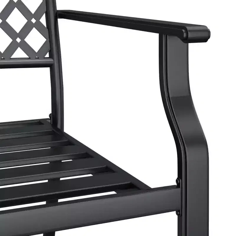 vidaXL Salon de jardin avec cadre en acier, anthracite