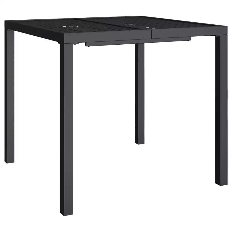 vidaXL Salon de jardin avec cadre en acier, anthracite
