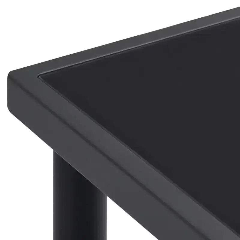 vidaXL Ensemble de salle à manger d'extérieur table et chaises en acier et textilène
