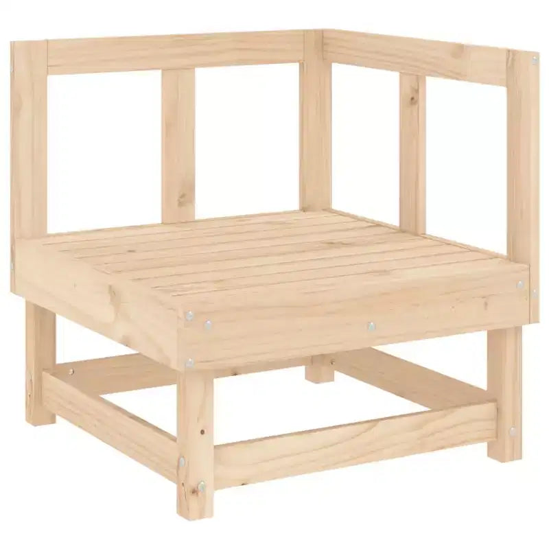 vidaXL Salon de jardin en pin massif naturel