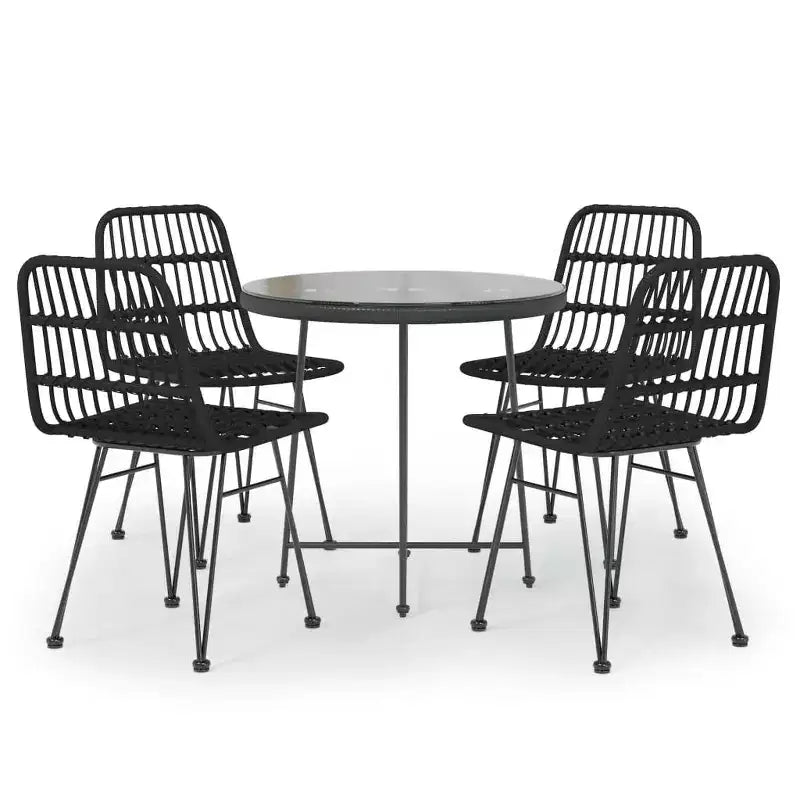 vidaXL Garden Dining Set Poly Rattan - Chill Outdoor Gear