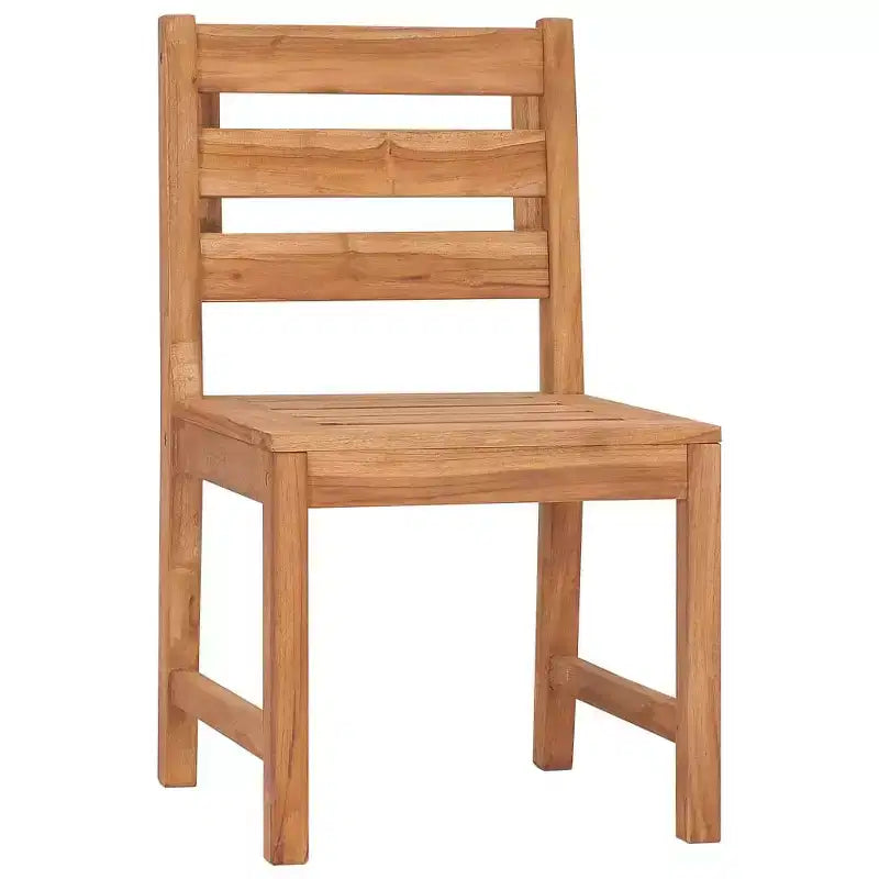 vidaXL Ensemble de salle à manger de jardin Teck Teck massif Taille moyenne