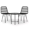 vidaXL Outdoor Dining Set in Poly Rattan
