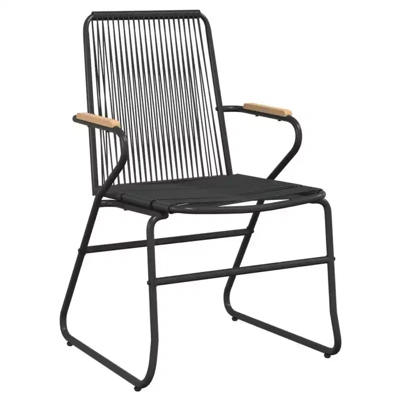 vidaXL Salon de jardin avec table basse en rotin synthétique