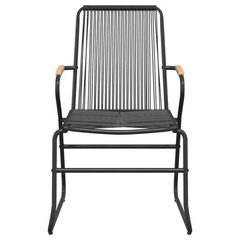 vidaXL Salon de jardin avec table basse en rotin synthétique