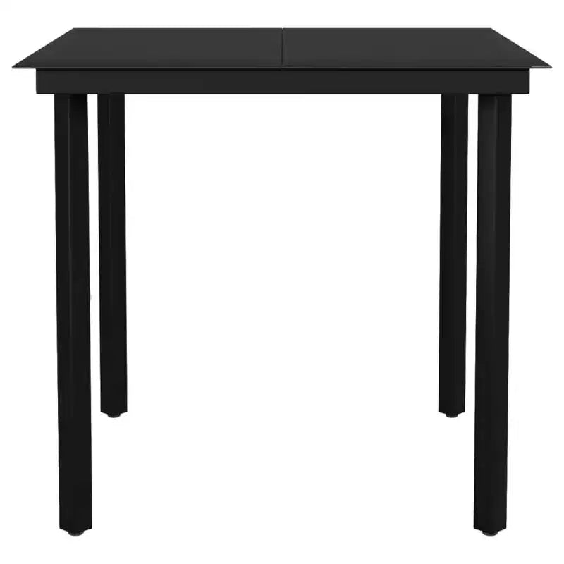 vidaXL Salon de jardin avec table basse en rotin synthétique