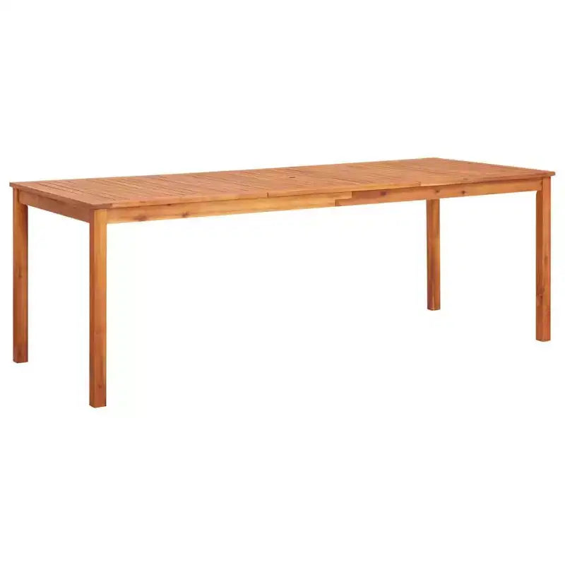 vidaXL Ensemble de salle à manger en bois d'acacia massif et coussins/foncé 7/9 pièces