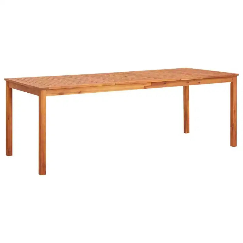 vidaXL Ensemble de salle à manger en bois d'acacia massif et coussins/foncé 7/9 pièces