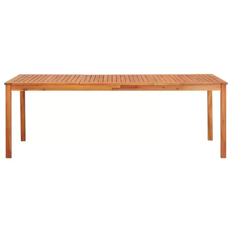vidaXL Ensemble de salle à manger en bois d'acacia massif et coussins/foncé 7/9 pièces