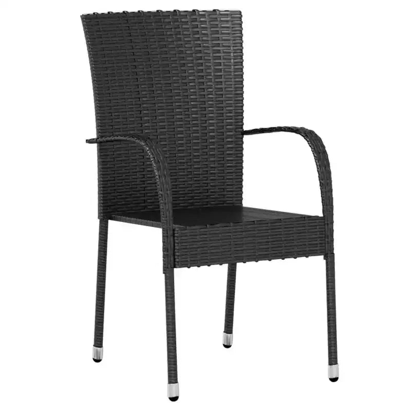 vidaXL Ensemble de salle à manger d'extérieur en résine tressée avec table et chaises