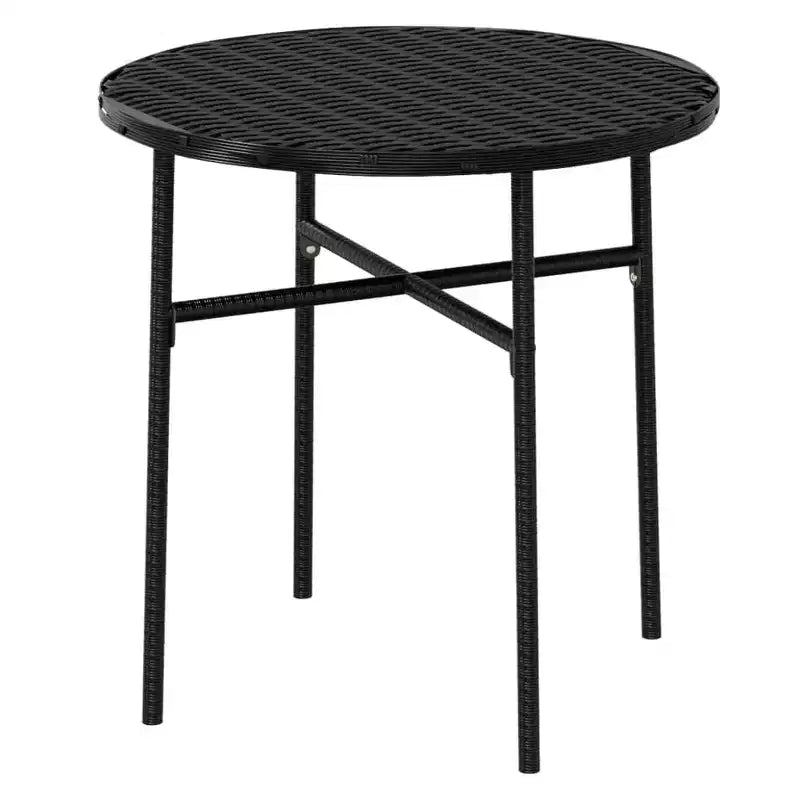 vidaXL Ensemble de salle à manger d'extérieur en résine tressée avec table et chaises