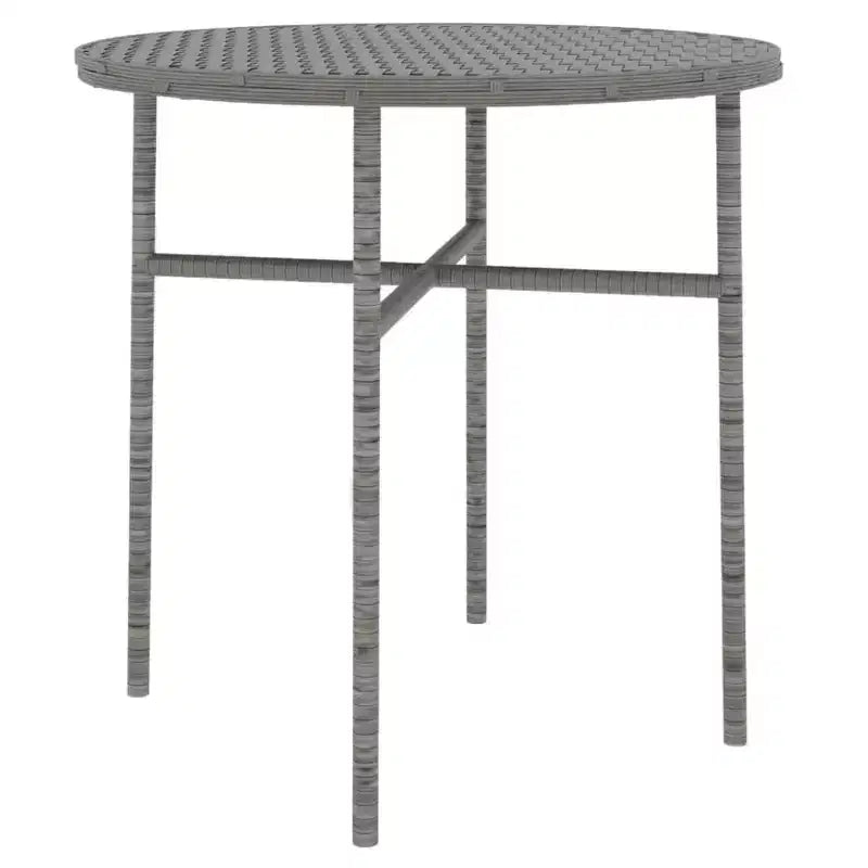 vidaXL Ensemble de salle à manger d'extérieur en résine tressée avec table et chaises