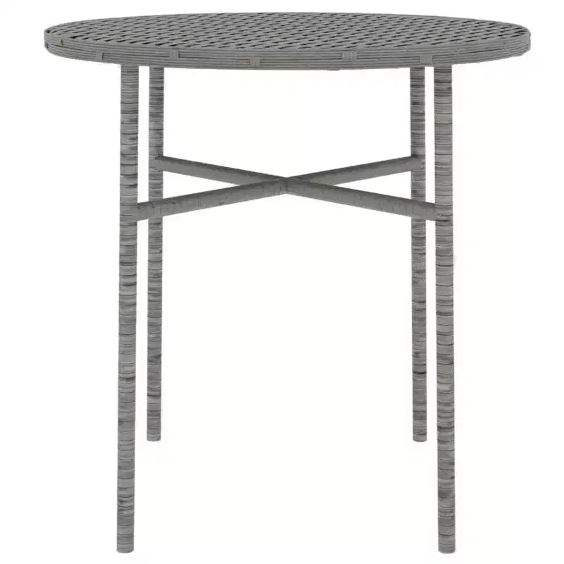 vidaXL Ensemble de salle à manger d'extérieur en résine tressée avec table et chaises