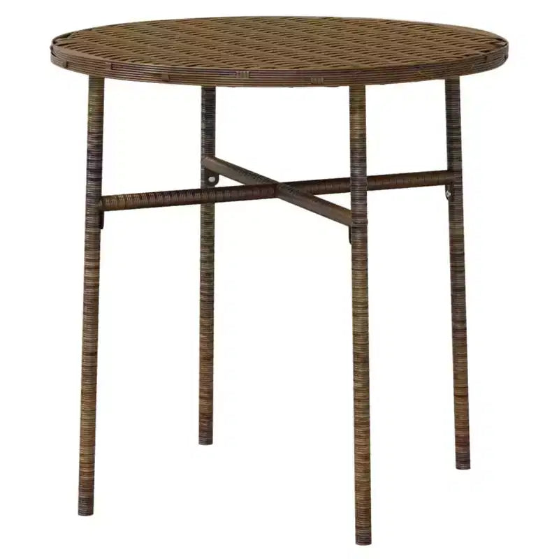 vidaXL Ensemble de salle à manger d'extérieur en résine tressée avec table et chaises