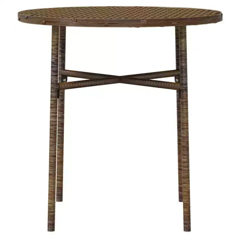 vidaXL Ensemble de salle à manger d'extérieur en résine tressée avec table et chaises