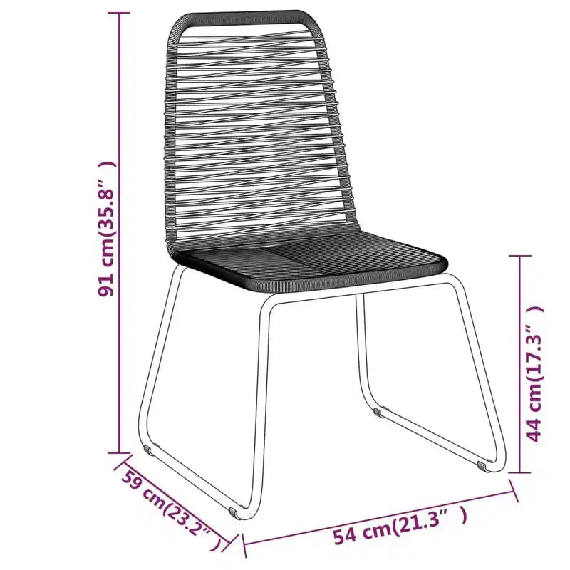 vidaXL Ensemble de salle à manger d'extérieur Salon de jardin Table et chaises de jardin