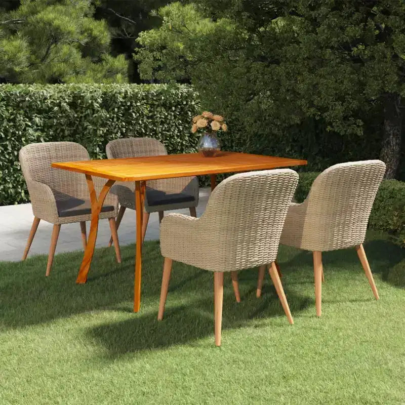 vidaXL Salon de jardin modulaire avec coussins Bois de pin massif