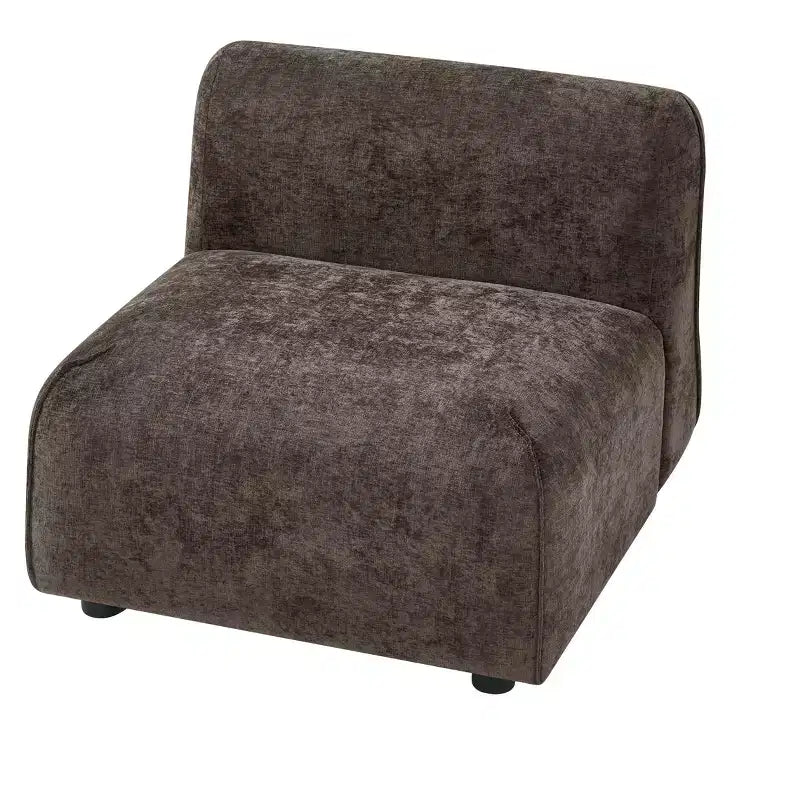 Upholstered Accent Chair with Ottoman Set Lazy Single Sofa Lounge Chair Soft Padded Leisure Chair - ModernLuxe