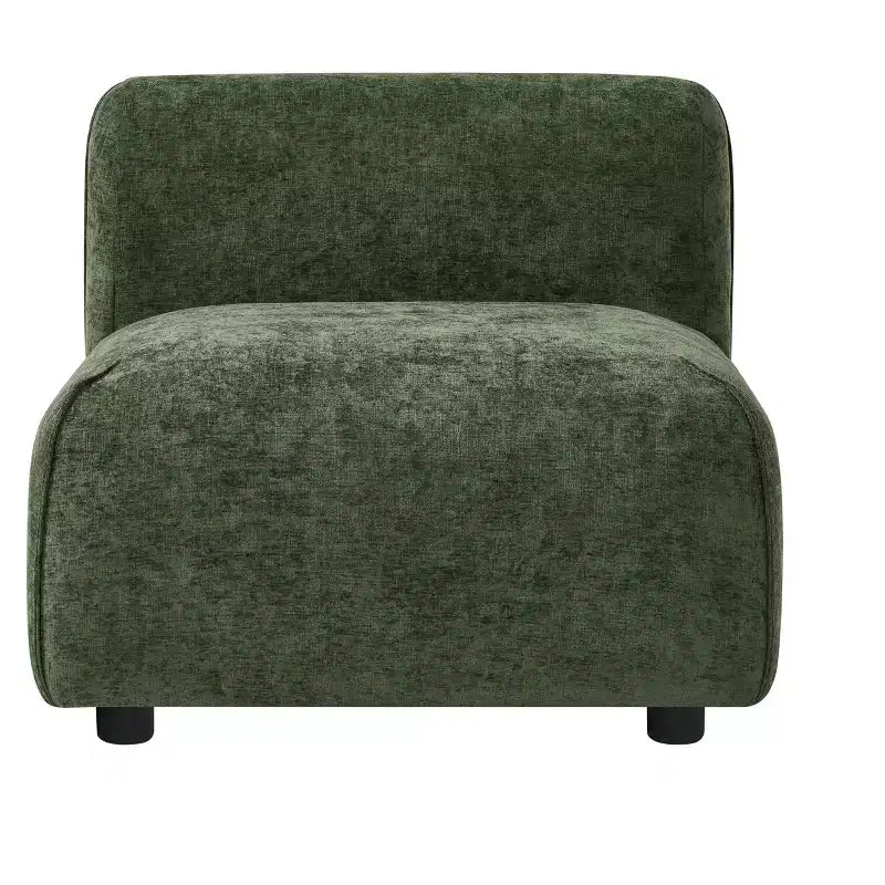 Upholstered Accent Chair with Ottoman Set Lazy Single Sofa Lounge Chair Soft Padded Leisure Chair - ModernLuxe