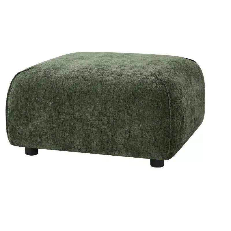 Upholstered Accent Chair with Ottoman Set Lazy Single Sofa Lounge Chair Soft Padded Leisure Chair - ModernLuxe
