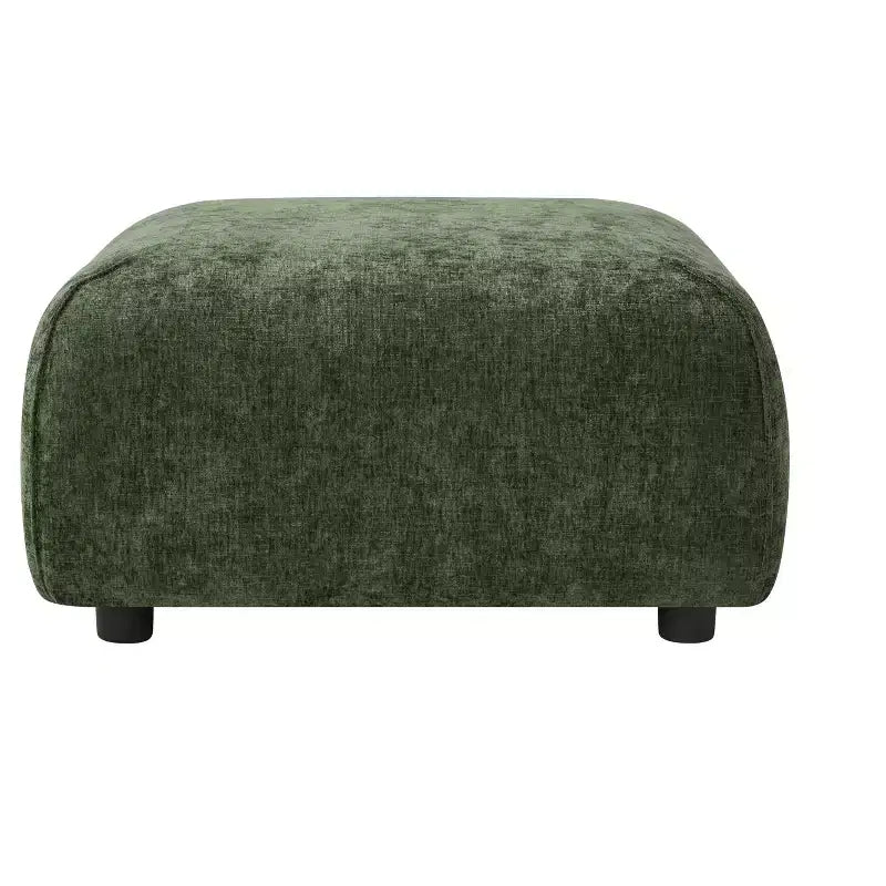 Upholstered Accent Chair with Ottoman Set Lazy Single Sofa Lounge Chair Soft Padded Leisure Chair - ModernLuxe