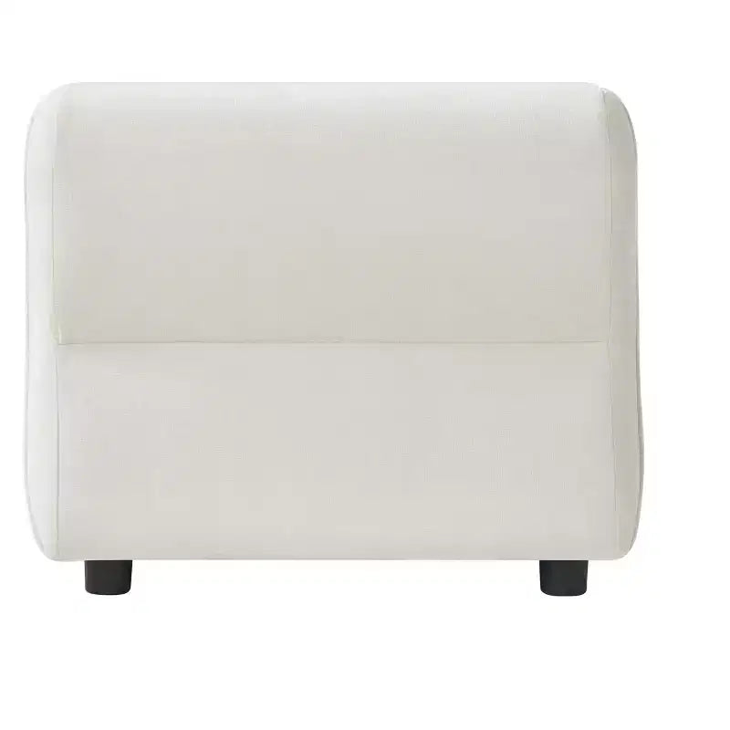 Upholstered Accent Chair with Ottoman Set Lazy Single Sofa Lounge Chair Soft Padded Leisure Chair - ModernLuxe