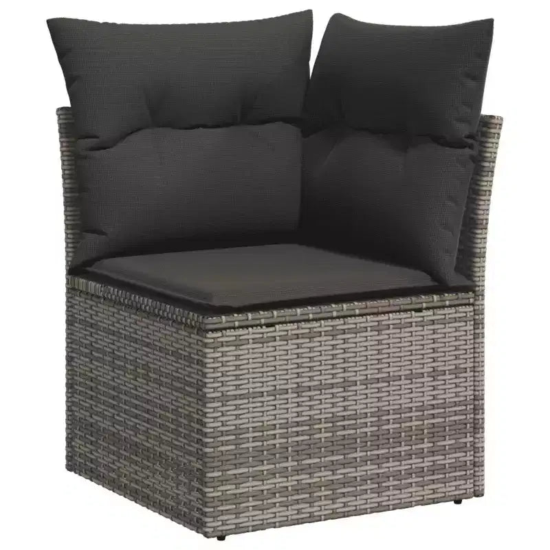vidaXL Salon de jardin modulable avec coussins