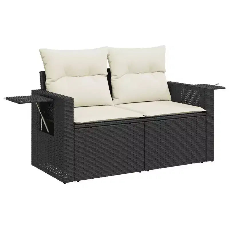 vidaXL Salon de jardin modulable avec coussins