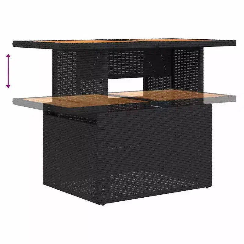 Ensemble de canapés de jardin modulaires vidaXL avec coussins