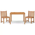 vidaXL Garden Dining Set Natural teak Solid teak wood Standard Durable