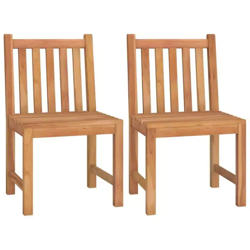 vidaXL Ensemble de salle à manger de jardin Teck naturel Bois de teck massif Standard Durable