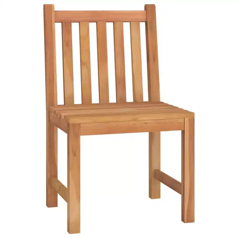vidaXL Ensemble de salle à manger de jardin Teck naturel Bois de teck massif Standard Durable