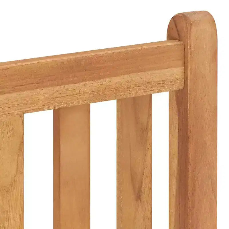vidaXL Ensemble de salle à manger de jardin Teck naturel Bois de teck massif Standard Durable