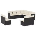 vidaXL Versatile Modular Patio Sofa Set with Cushions in Various Colors