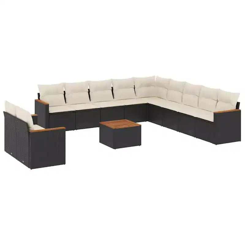 vidaXL Flexible Modular Garden Sofa Set with Cushions in Different Colors