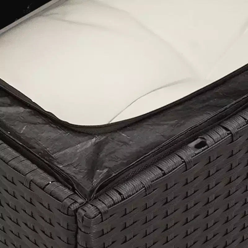 vidaXL Salon de jardin modulable en résine tressée Modulaire