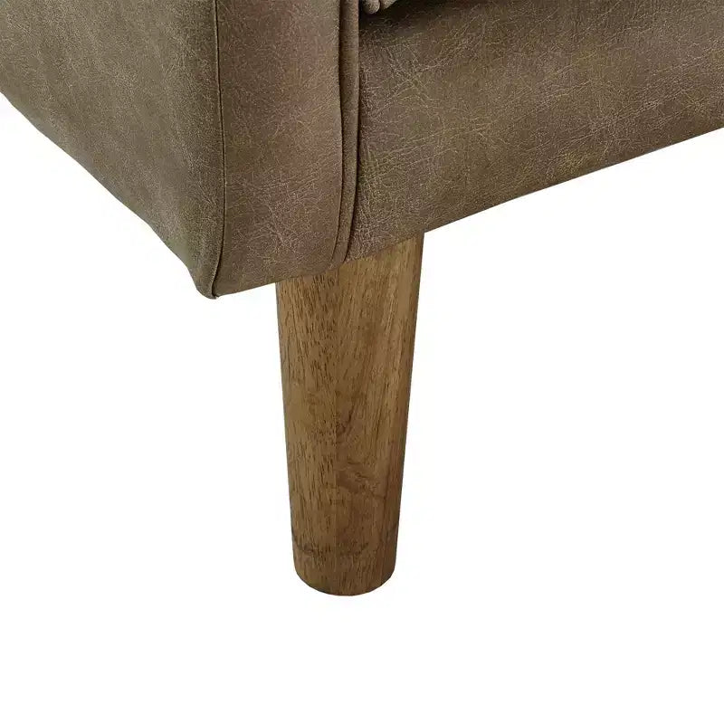 Fauteuil d'appoint en cuir Manchester Oxford - Tan - iNSPIRE Q