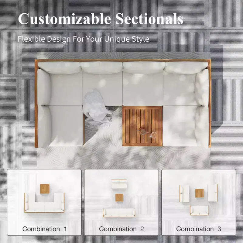 Ensemble de conversation en rotin et osier Captiva Designs pour jardin et terrasse