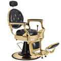 Vintage Heavy Duty Reclining Lounge Chair, Adjustable Height, 360 Swivel, Headrest & Footrest, 700lbs Capacity
