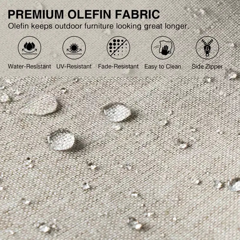 Ensemble de patio extérieur UPTIOT : 2 chaises en osier et 2 poufs pour un confort et une durabilité ultimes