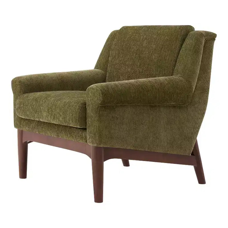 Fauteuil d'appoint Polibi avec accoudoirs évasés