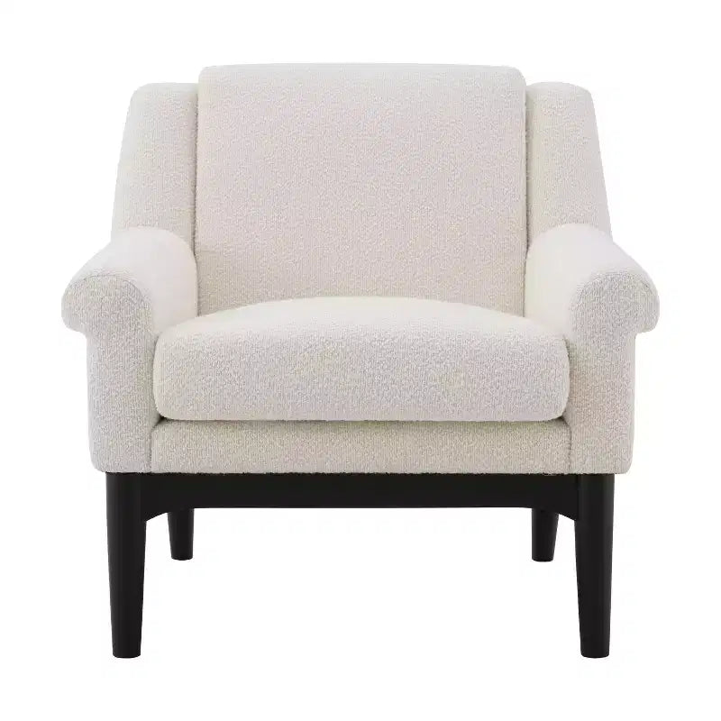 Fauteuil d'appoint Polibi avec accoudoirs évasés