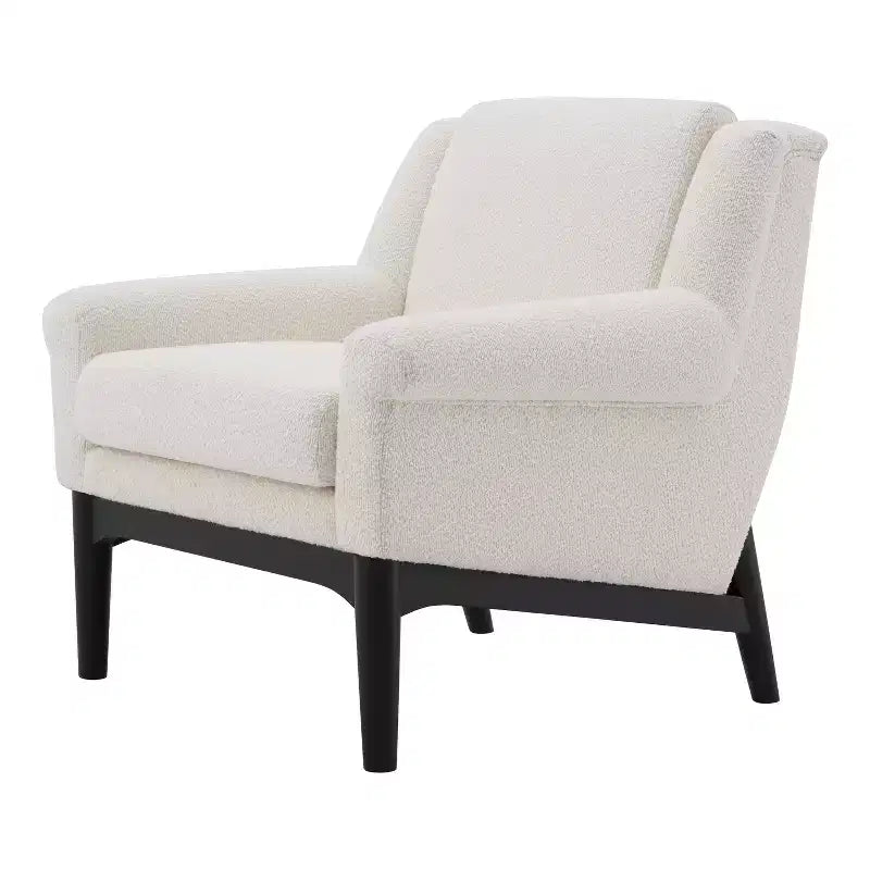 Fauteuil d'appoint Polibi avec accoudoirs évasés