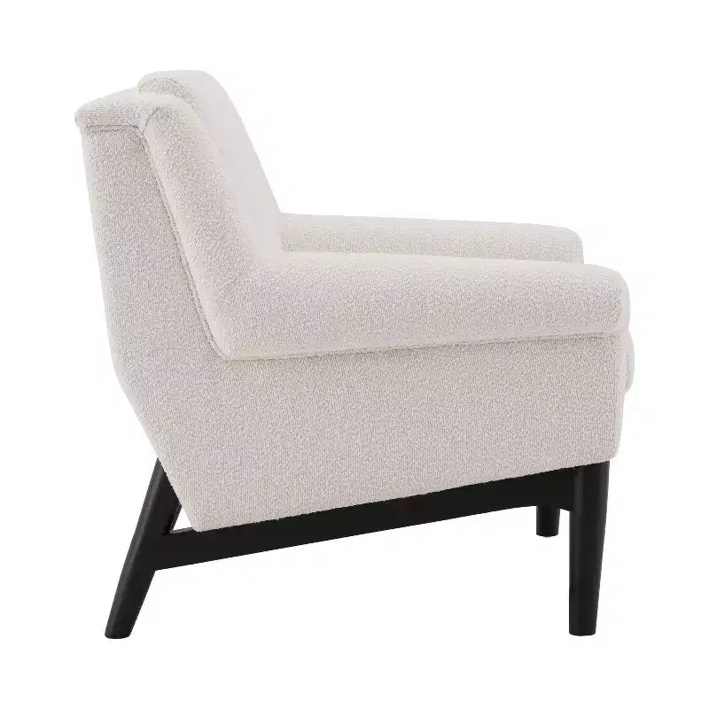 Fauteuil d'appoint Polibi avec accoudoirs évasés