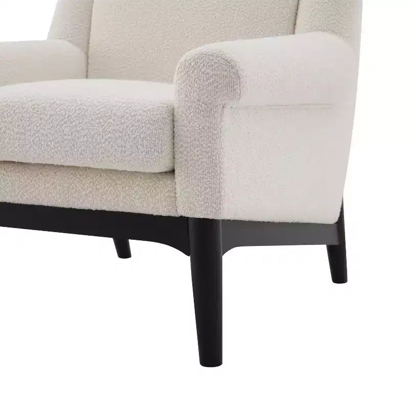 Fauteuil d'appoint Polibi avec accoudoirs évasés
