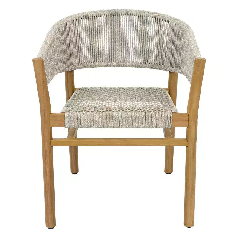 Chaise d'appoint de terrasse extérieure Whisen 2 pièces, ensemble de 2 chaises de conversation de jardin, élégantes chaises doubles extérieures tissées